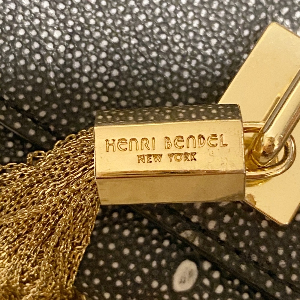 Henri Bendel Cocktail WOS Sparkle Stingray Clutch
